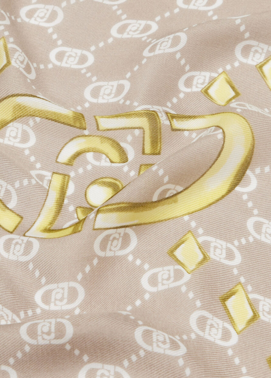 LIU JO STOLA LOGO SKETCH DONNA