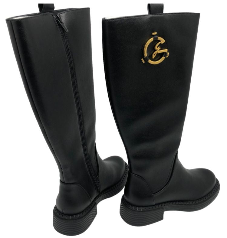 GATTINONI STIVALI GOMMA ALTI CON LOGO DONNA