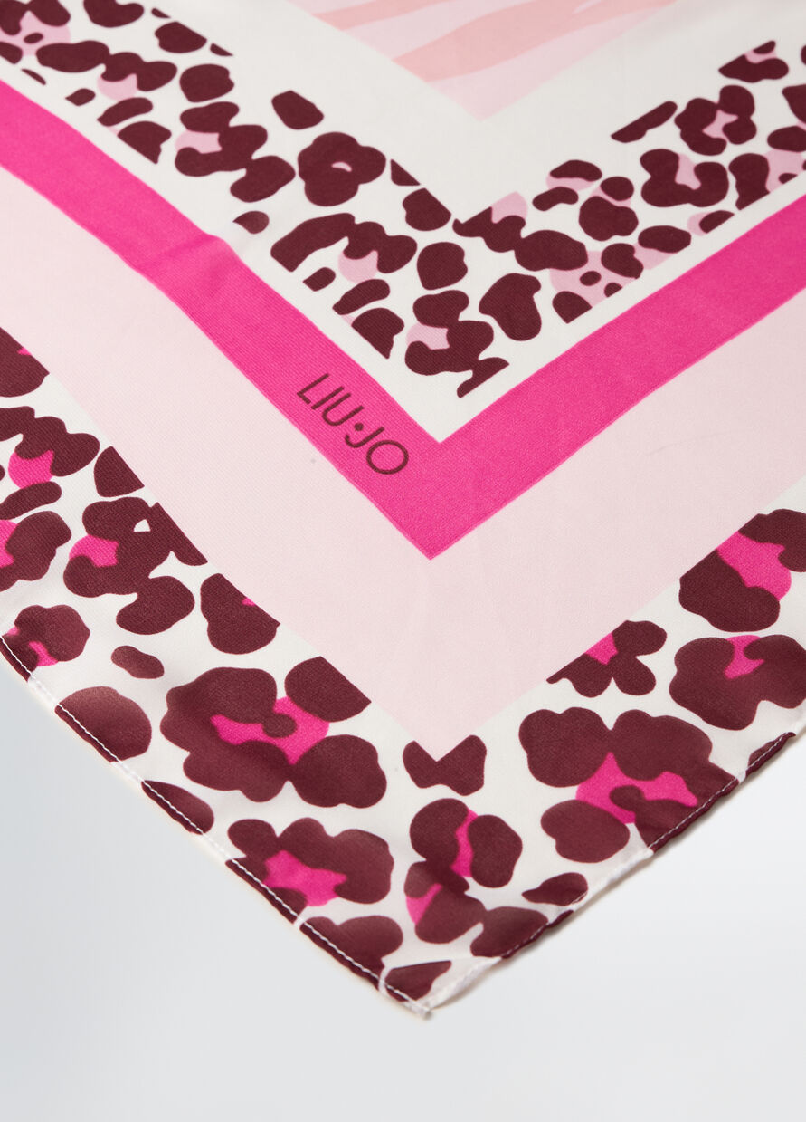 LIU JO FOULARD MIX ANIMALIER DONNA