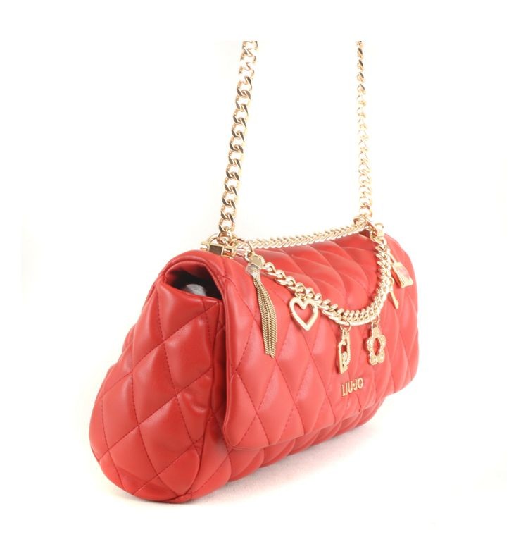 LIU JO- borsa donna a tracolla\spalla con charm