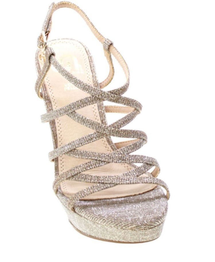 GOLD&GOLD SANDALI ELEGANTI CON GLITTER DONNA