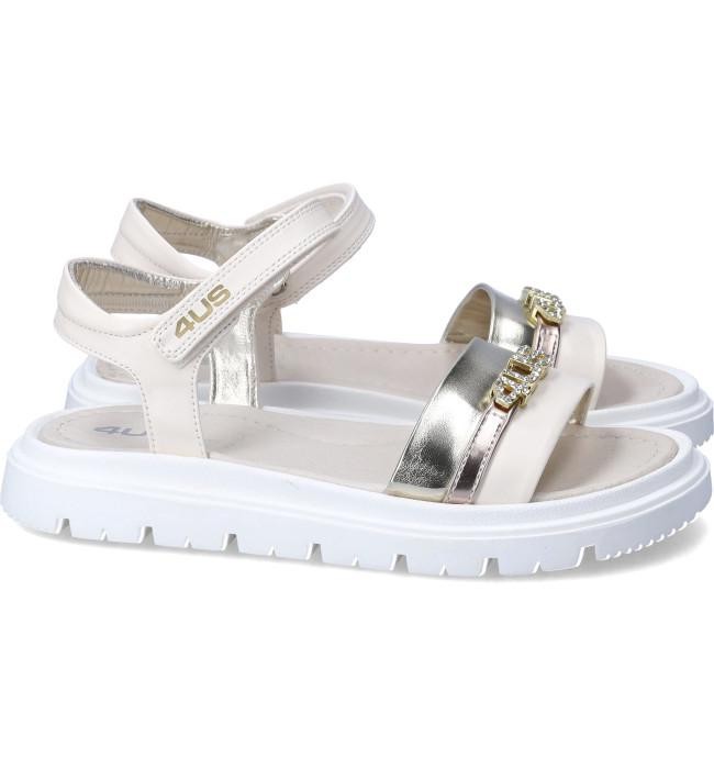 PACIOTTI 4US SANDALI GOMMA CON LOGO DONNA