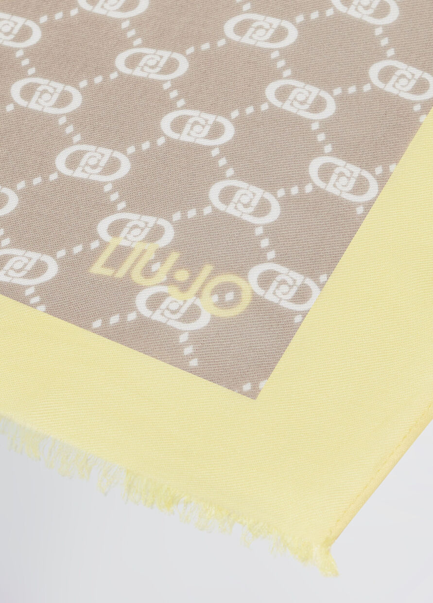 LIU JO STOLA LOGO SKETCH DONNA