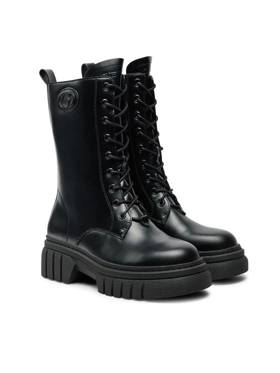GUESS ANFIBI ALTI DONNA CON LOGO IN RILIEVO