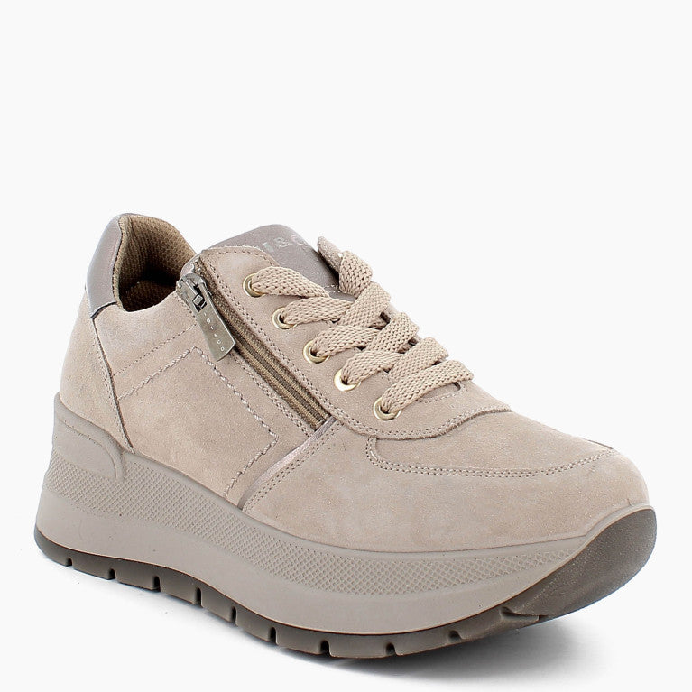 IGI & CO SNEAKERS D.KOLA SCAMOSCIATA VISONE