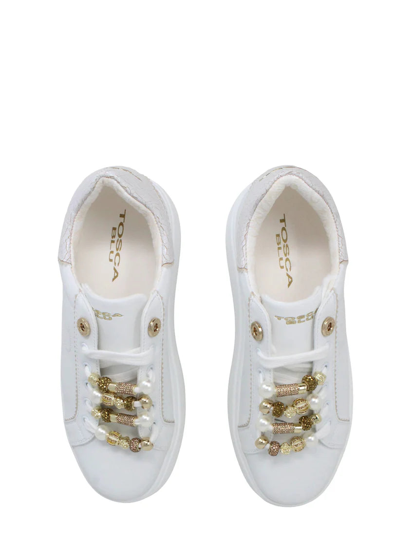 TOSCA BLU SNEAKERS CHARM BIANCHE