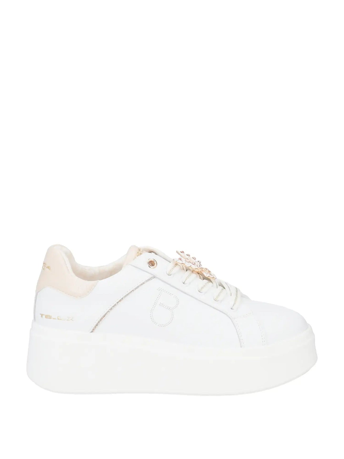 TOSCA BLU SNEAKERS DONNA ALTA CON CHARMS FARFALLA