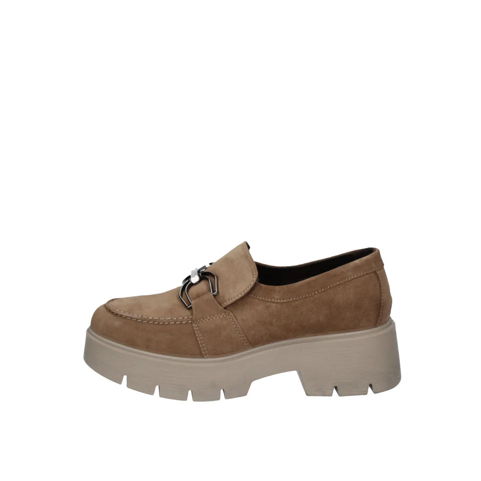 IGI&CO MOCASSINO CAMOSCIO FANGO