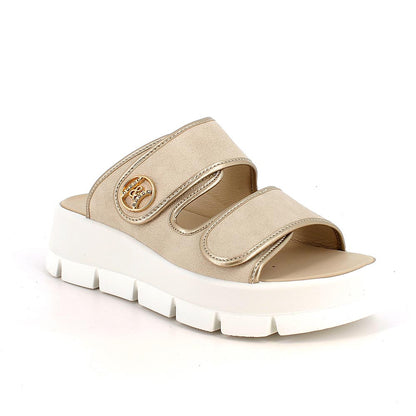 IGI&CO SANDALO CON ZEPPA BEIGE