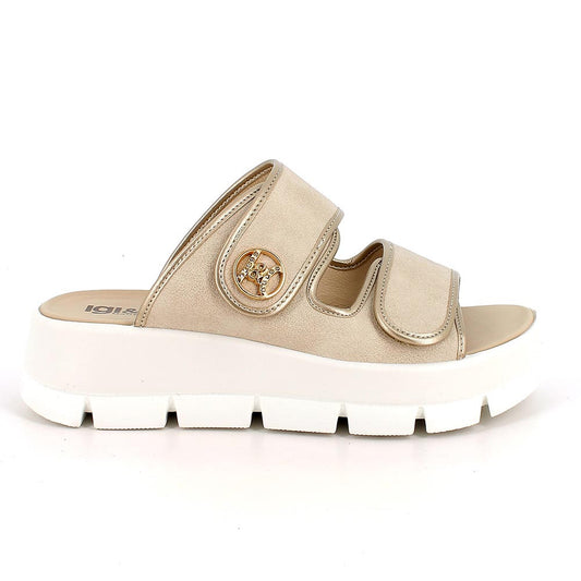 IGI&CO SANDALO CON ZEPPA BEIGE