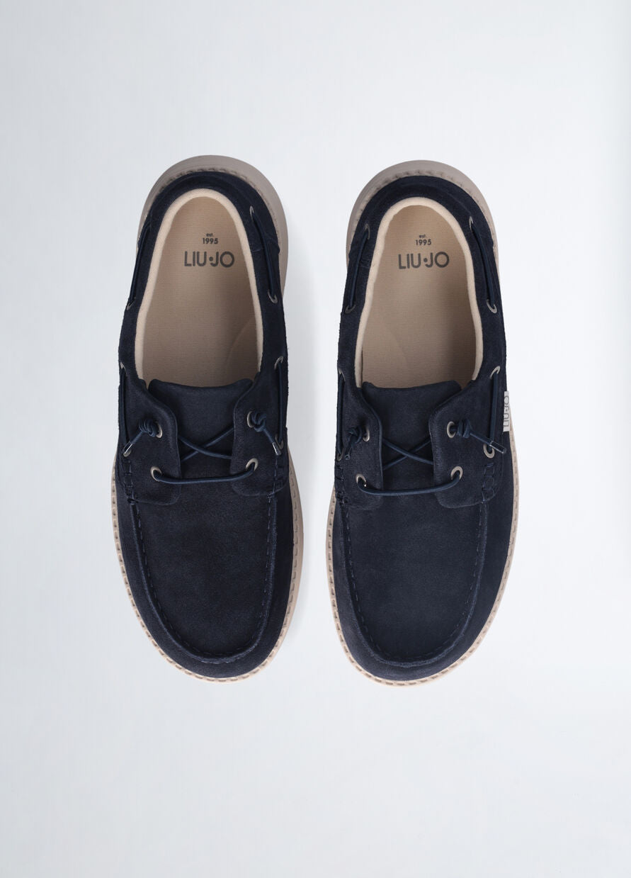 LIU JO MOCASSINO UOMO CON LOGO