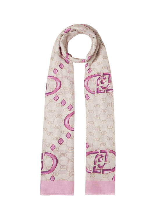 LIU JO STOLA LOGO SKETCH DONNA