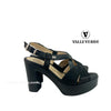 VALLEVERDE SANDALI PLATEAUX NERE