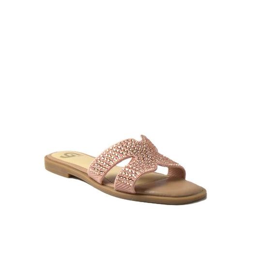 GOLD&GOLD CIABATTINA STRASS