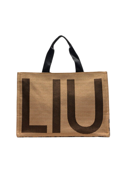 LIU JO BORSA L TOTE MONOGRAM