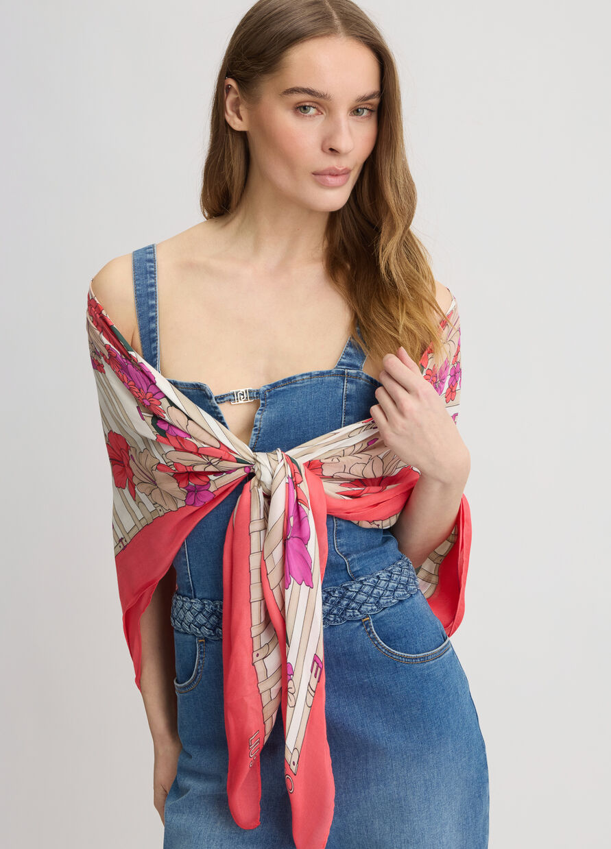 LIU JO FOULARD FLOWER DONNA