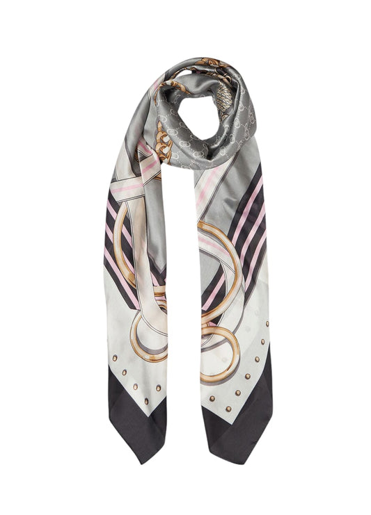 LIU JO FOULARD STRIPED DONNA