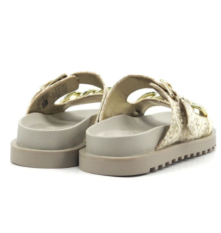 GUESS SANDALI GOMMA CON FIBBIA DONNA