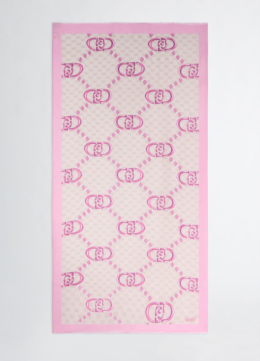 LIU JO STOLA LOGO SKETCH DONNA