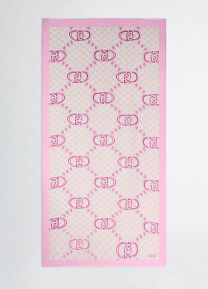 LIU JO STOLA LOGO SKETCH DONNA