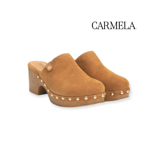 CARMELA - ZOCCOLO IN PELLE SCAMOSCIATA DONNA