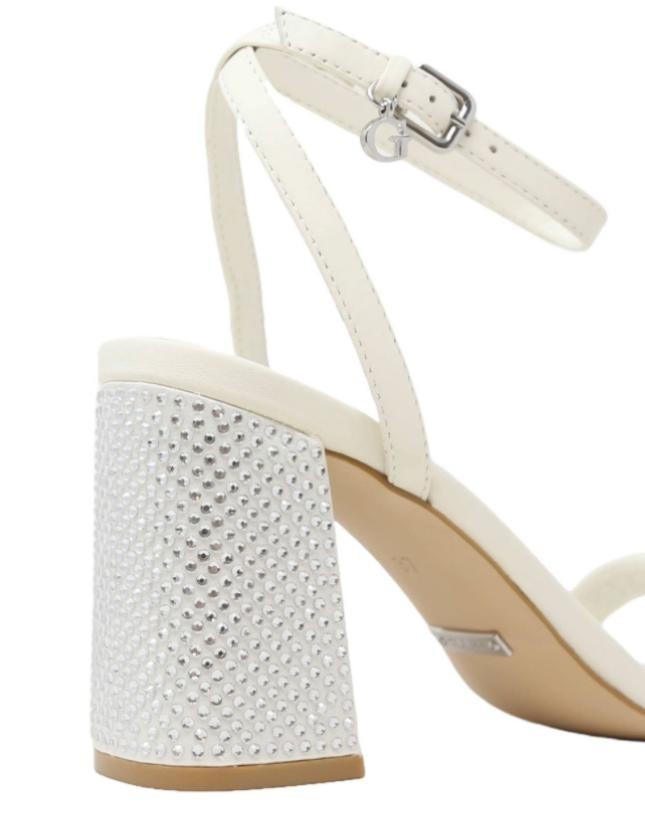 GUESS SANDALI ELEGANTI CON TACCO QUADRATO E STRASS DONNA