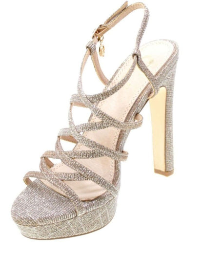 GOLD&GOLD SANDALI ELEGANTI CON GLITTER DONNA