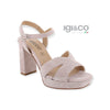 IGI&CO SANDALI CON TACCO ALTO E BRACCIALE DONNA