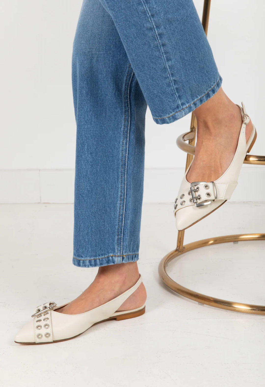 SLINGBACK FIBIA DONNA