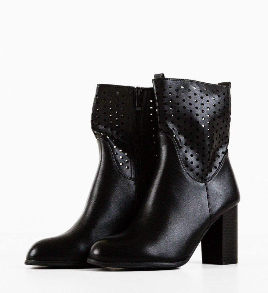 IMPRONTE SHOP - TRONCHETTO IN PELLE TRAFORATO DONNA