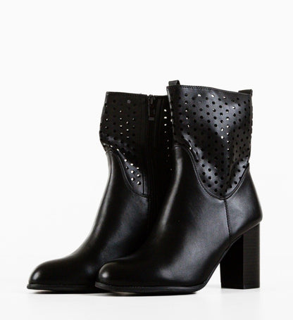 IMPRONTE SHOP - TRONCHETTO IN PELLE TRAFORATO DONNA