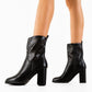 IMPRONTE SHOP - TRONCHETTO IN PELLE TRAFORATO DONNA