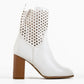 IMPRONTE SHOP - TRONCHETTO IN PELLE TRAFORATO DONNA