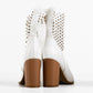IMPRONTE SHOP - TRONCHETTO IN PELLE TRAFORATO DONNA