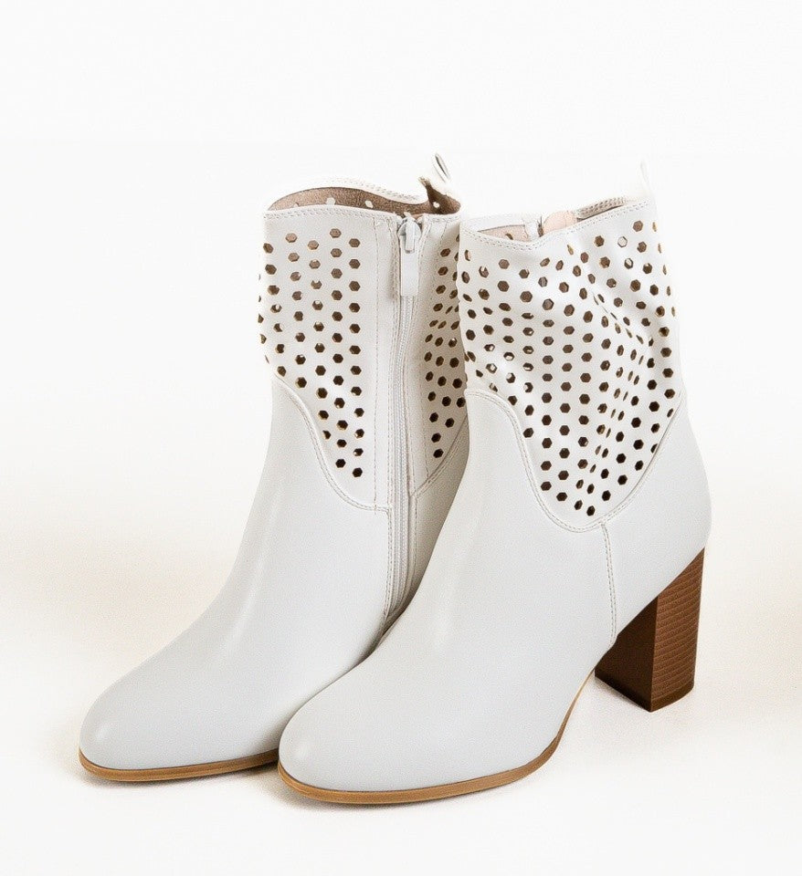 IMPRONTE SHOP - TRONCHETTO IN PELLE TRAFORATO DONNA