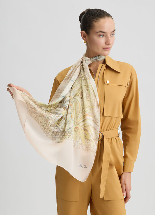 LIU JO STOLA GREEN JUNGLE DONNA