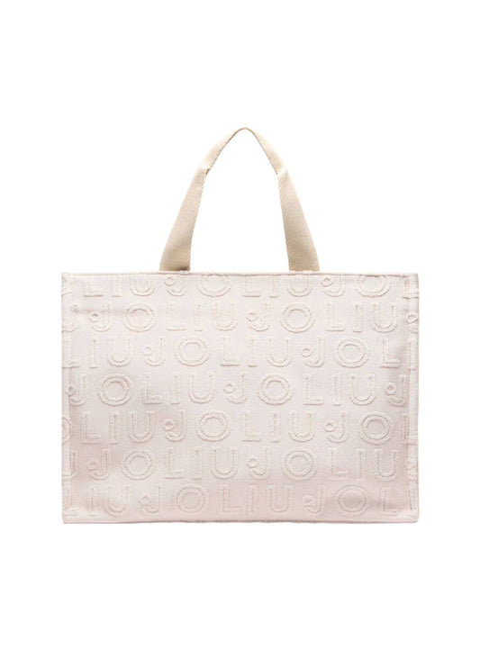 LIU JO BORSA L TOTE JACQUARD DONNA