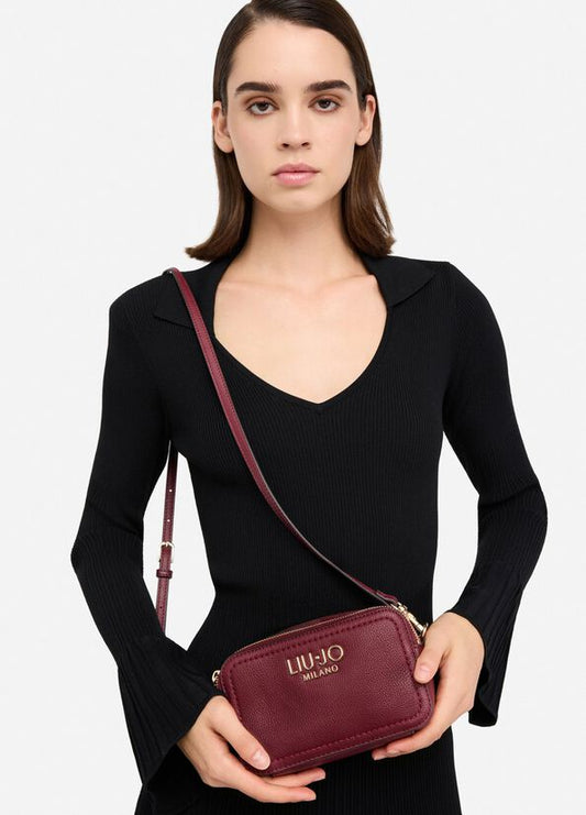 LIU JO CAMERA CASE PICCOLA BORDEAUX