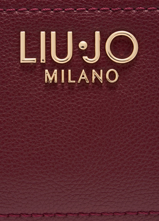 LIU JO CAMERA CASE PICCOLA BORDEAUX