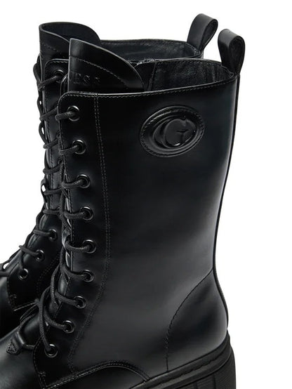 GUESS ANFIBI ALTI DONNA CON LOGO IN RILIEVO