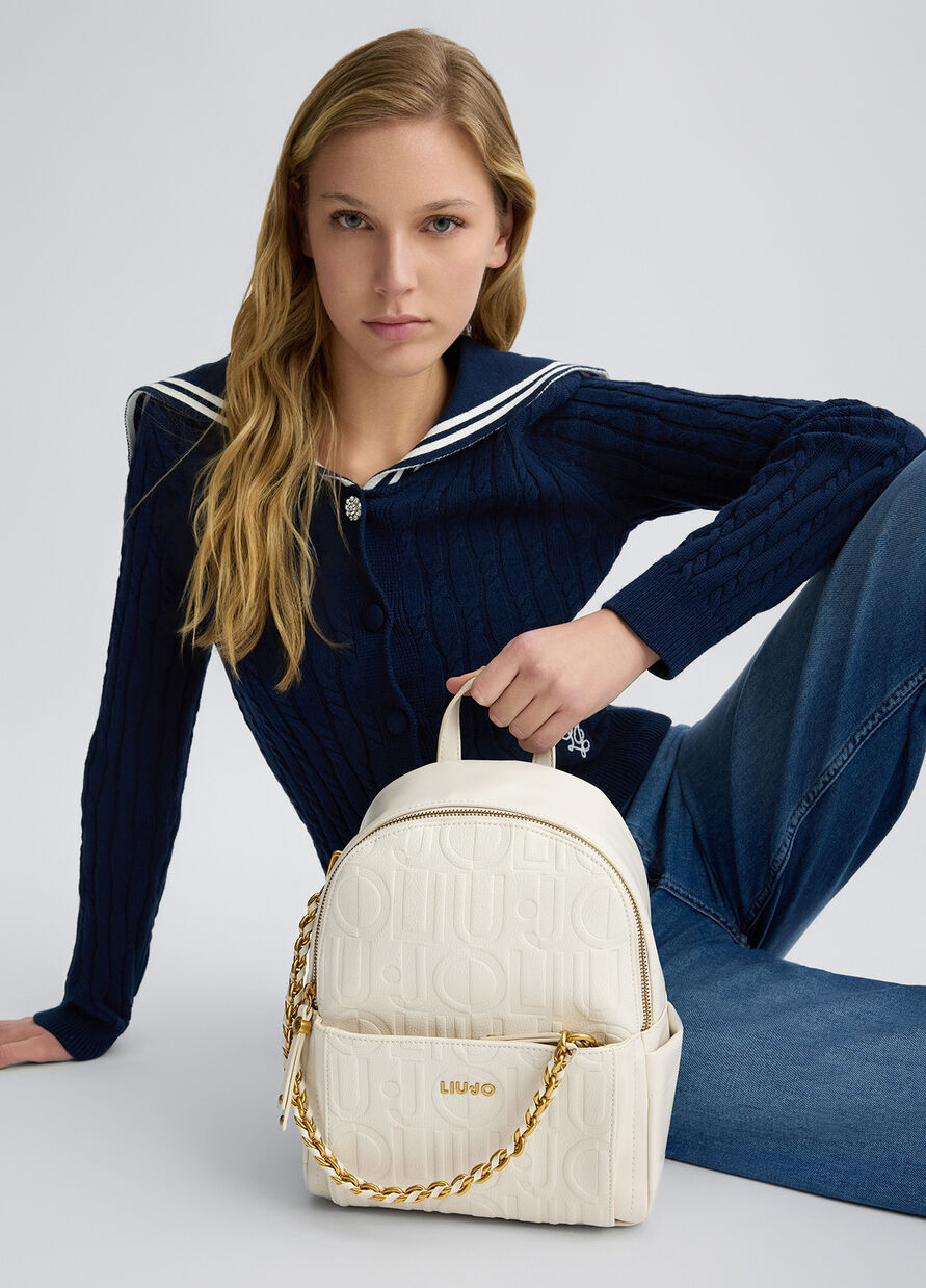 LIU JO ZAINO LOGATO DONNA M BACKPACK