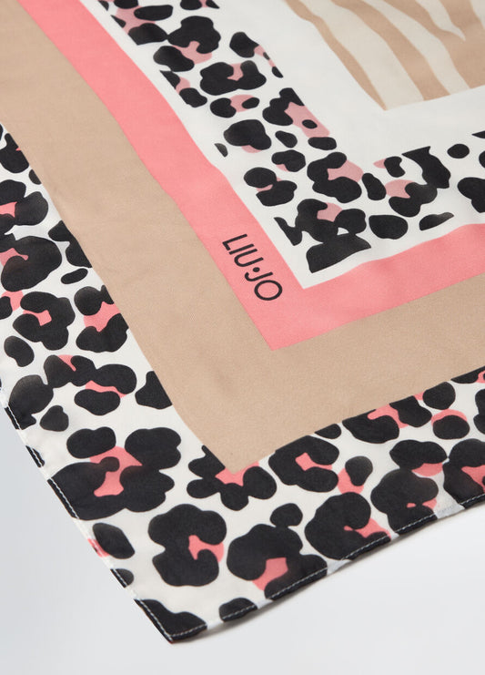 LIU JO FOULARD MIX ANIMALIER DONNA