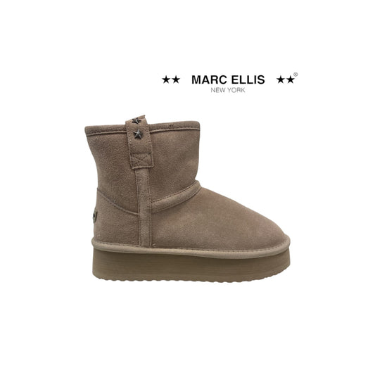 MARC ELLIS - UGG IN CAMOSCIO CON PELLICCETTA INTERNA DONNA