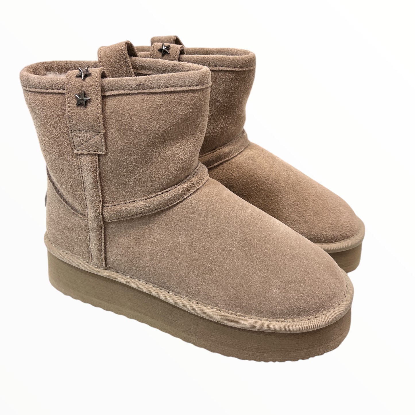 MARC ELLIS - UGG IN CAMOSCIO CON PELLICCETTA INTERNA DONNA