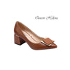 QUEEN HELENA DECOLLETE CON TACCO QUADRATO DONNA