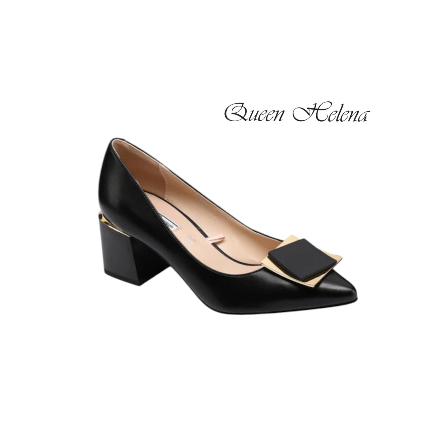 QUEEN HELENA DECOLLETE CON TACCO QUADRATO DONNA
