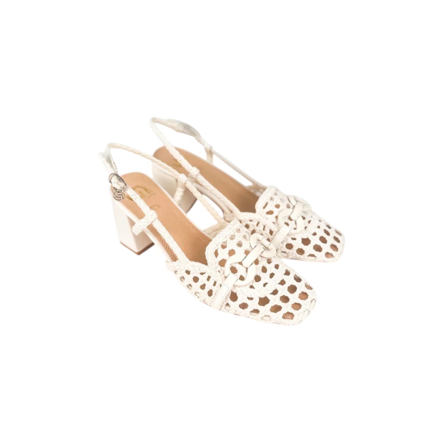 GOLD&GOLD CHANEL INTRECCIO TACCO GROSSO