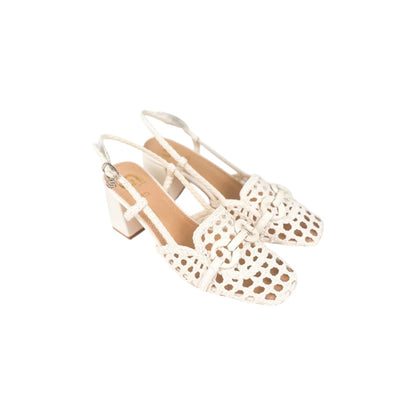 GOLD&GOLD CHANEL INTRECCIO TACCO GROSSO