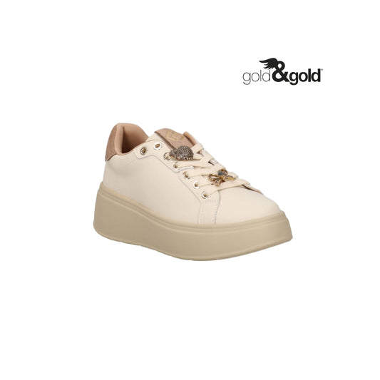 GOLD&GOLD SNEAKERS PELLE BEIGE