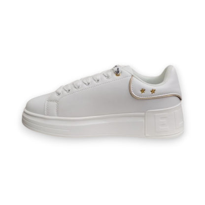 MARC ELLIS SNEAKERS SINTRA BIANCA E ORO
